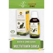 Pawdaz Dermadrop - Deri ve Tüy Sağlığını Destekleyen Damla (Biotin, Çinko, B Vitaminleri) Kedi