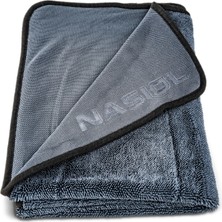 Nasiol Yüksek Su Emici Özellikli Mikrofiber Araç Kurulama Havlusu-Çiziksiz Temizlik-60x90cm-600gsm