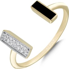 Alpay Jewellery 14 Ayar Altın Yüzük YZKAK140014000175