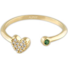 Alpay Jewellery 14 Ayar Altın Yüzük YZKAK140010000135