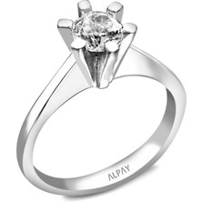 Alpay Jewellery 14 Ayar Altın Yüzük YZKAK140090000215