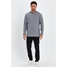 Alexander Gardi Alexandergardı Bisiklet Yaka Garnili Sweatshirt (E22-72300)