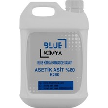 Blue Kimya Asetik Asit E260 5 kg Sirke Ruhu %80