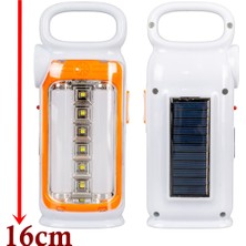 Gaman 902T Solar Güneş Enerjili Mini Işıldak El Lambası - Deprem Lambası Solar Şarjlı 3mod 220V