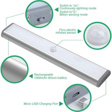 Aqqogib LED Hareket Algılama Dolap Işığı, Dolap Altı Dolap Işığı Mutfak Işığı, Dolap Gece Işığı Işık Şeridi Aynalı Dolap Etiket Manyetik Şerit (Sıcak Işık, 3 Parça) (Yurt Dışından)