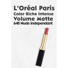 L'oréal Paris Loreal Paris Color Riche Intense Volume Matte - 640 Nude Independant