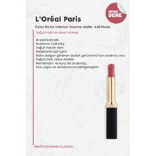 L'oréal Paris Loreal Paris Color Riche Intense Volume Matte - 640 Nude Independant