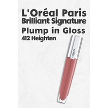 L'oréal Paris Loreal Paris Brilliant Signature Plump In Gloss Ruj 412 Heighten