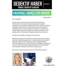 Gamebulance Vauxhall Bahçeleri Davası-Dedektif Oyunu - Çözülmeyen Davalar - Katil Kim Oyunu - Gizemli Cinayetler