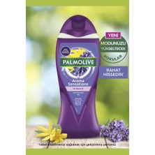 Palmolive Aroma Sensations Feel Relaxed Duş Jeli 1000 Ml, Palmolive Duş Jeli 500 ml + Duş Lifi