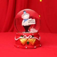 Piraye Gift Kardan Adamtasarımlı Işıklı Kar Küresi