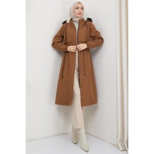 Hafsa Mina Allerli İçi Kürklü Bondit Mont Taba HM2330