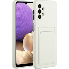 Samsung Galaxy A72 4g/5g-White Için Kart Yuvası Iyi Korunmuş Yumuşak Tpu Telefon Kılıfı (Yurt Dışından)