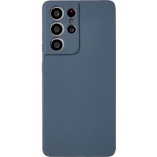 Seashell Digital Samsung Galaxy S21 Için Ultra 5g Anti-Fall Anti-Fall Çift Taraflı Mat Tpu Kasası Kayak Düşünce Müvenli Cep Telefonu Geri Kapak Grey (Yurt Dışından)