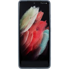 Seashell Digital Samsung Galaxy S21 Için Ultra 5g Anti-Fall Anti-Fall Çift Taraflı Mat Tpu Kasası Kayak Düşünce Müvenli Cep Telefonu Geri Kapak Grey (Yurt Dışından)