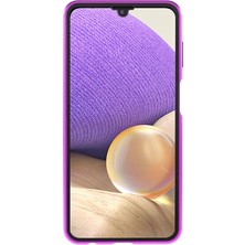 Seashell Digital Manyetik Adsorpsiyon Metal Çerçevesi+Samsung Galaxy A32 5G/M32 5g-Mor Için Çift Taraflı Ultra Net Temperli Cam Telefon Kabuğu (Yurt Dışından)