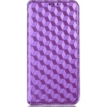 Seashell Digital Samsung Galaxy A02S (166.5X75.9X9.2MM) Baskı Rhombus Pu Deri Cüzdan Telefon Kılıfı Standı Kabuk-Doğru (Yurt Dışından)