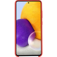 Samsung Galaxy A52 4G/5G/A52S 5g Koruyucu Ince Kılıf Silikon Telefon Kapağı Şok Geçirmez Telefon Koruyucu-Kırmızı (Yurt Dışından)