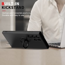 Samsung Galaxy S22 Ultra 5g Çizik Dirençli Tpu Için Ring Kickstand-Nint Yeşil (Yurt Dışından)