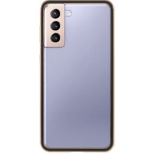 Seashell Digital [manyetik Kilit Kurulumu] Samsung Galaxy S21+5G-GOLD Için Çift Side Temperli Cam Telefon Kılıflı Metal Çerçeve (Yurt Dışından)