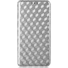 Seashell Digital Samsung Galaxy A02S/A03S (164.2 x 75.9 x 9.1mm) Pu Deri Kasa Eşkenar Dörtgen, Stant Cüzdanı ile Basılmış Manyetik Kapanma Telefon Kapağı (Yurt Dışından)