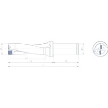 Fett Btdr - 4DX15 Vorgen Delik Delme ve Tornalama