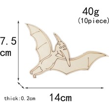 Ganbao 10 Adet H 10 Adet Ahşap Dinozor El Sanatları Dıy Boyama Ahşap Süsler Çocuklar Için Dinozor Doğum Günü Partisi Dekorasyon Çocuk Günü Hediyeleri (Yurt Dışından)