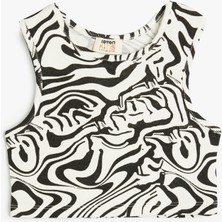 Koton Crop Atlet Kolsuz Ribanalı Kalın Askılı