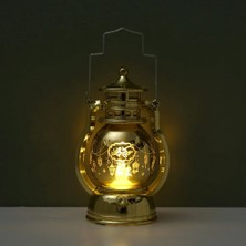 Ganbao Altın A Eid Mubarak LED Fener Işık Ramazan Kareem Süslemeleri Ev Için 2023 Islam Müslüman Parti Dekor Ramazan Mübarek Eıd Al Adha (Yurt Dışından)
