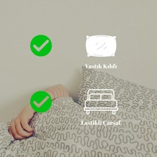 Mobaş Tek Kişilik Lastikli Çarşaf ve Yastık Kılıfı