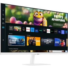 Samsung 27" Wi-Fi Akıllı Tv-Monitör 4ms 60Hz 1920 x 1080 Fullhd Smart Monitör Beyaz TFM27''5