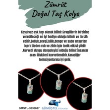 Doğal Taş Dünyası Zümrüt Doğal Taş Kolye