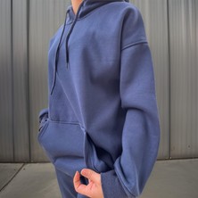 Ceyss Design Unisex Üç Iplik Şardonlu Oversize Hoodieli Eşofman Takımı