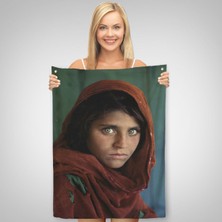 Ne Verelim Size Afgan Kızı Ünlü Fotoğrafçı Steve Mccurry National Geographic Duvar Örtüsü - HALISI-5217