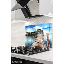 Cam Ocak Arkası Koruyucu | Köprü