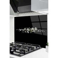 Cam Ocak Arkası Koruyucu Ankastre Arkası Koruyucu | Çiçek