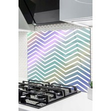 Cam Ocak Arkası Koruyucu Ankastre Arkası Koruyucu | Renkli