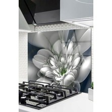 Cam Ocak Arkası Koruyucu Ankastre Arkası Koruyucu | Çiçek