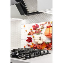 Cam Ocak Arkası Koruyucu Ankastre Arkası Koruyucu | Balkabağı