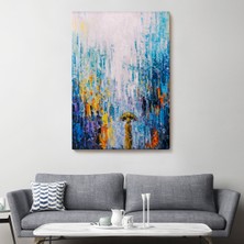 Ne Verelim Size Yağmurlu Bir Gün Yağlıboya Görünüm Dekoratif Kanvas Duvar Tablosu-5953