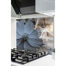 Cam Ocak Arkası Koruyucu Ankastre Arkası Koruyucu | Çiçek