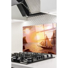 Cam Ocak Arkası Koruyucu Ankastre Arkası Koruyucu | Yelkenli