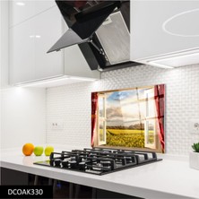 Cam Ocak Arkası Koruyucu | Pencere ve Doğa