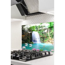 Cam Ocak Arkası Koruyucu Ankastre Arkası Koruyucu | Şelale