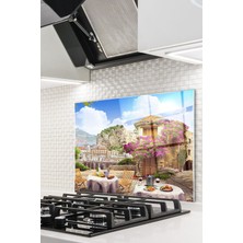 Cam Ocak Arkası Koruyucu Ankastre Arkası Koruyucu | Kuş