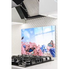 Cam Ocak Arkası Koruyucu Ankastre Arkası Koruyucu | Kelebek