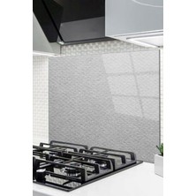 Cam Ocak Arkası Koruyucu Ankastre Arkası Koruyucu | Kağıt Dokusu