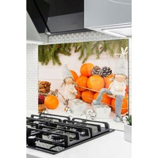 Cam Ocak Arkası Koruyucu Ankastre Arkası Koruyucu | Portakal