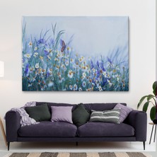 Ne Verelim Size Kır Çiçekleri ve Papatyalar Dekoratif Kanvas Tablo-3653