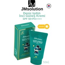 Jm Solution JMsolution Disney Serisi Marine Deniz Işıltılı İnci Özlü Güneş Kremi SPF 50+ Pa++++ Tüm Cilt Tipleri İçin Aydınlatıcı